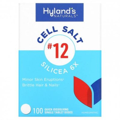 Hyland's, Cell Salt # 12, Silicea 6X, 100 быстрорастворимых таблеток / Кремний | Аптека | V4.Ru: Маркетплейс