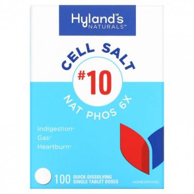 Hyland's, Cell Salt # 10, 100 быстрорастворимых отдельных таблеток / Натуральные средства | Аптека | V4.Ru: Маркетплейс