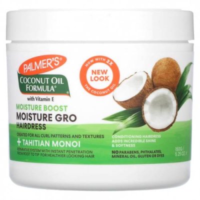 Palmers, Формула с кокосовым маслом и витамином E, Moisture Gro Hairdress, 150 г (5,25 унции) / Крем | Аптека | V4.Ru: Маркетплейс