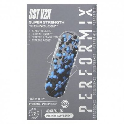 Performix, SST V2X Super Strength, 40 капсул / Препараты для памяти и когнитивных функций | Аптека | V4.Ru: Маркетплейс