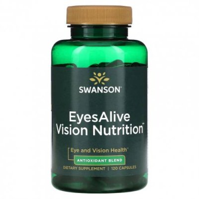 Swanson, EyesAlive Vision Nutrition, 120 капсул / Препараты для глаз | Аптека | V4.Ru: Маркетплейс