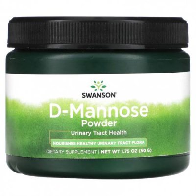 Swanson, D-манноза в порошке, 50 г (1,75 унции) / D-Манноза | Аптека | V4.Ru: Маркетплейс