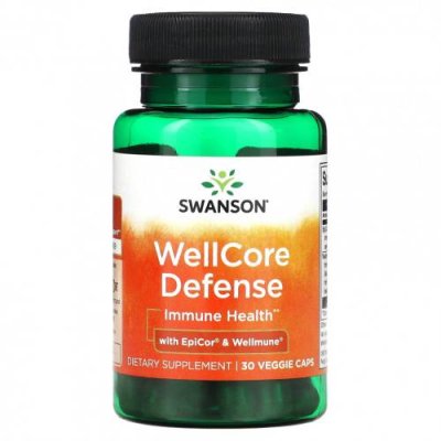 Swanson, WellCore Defense, 30 вегетарианских капсул / EpiCor | Аптека | V4.Ru: Маркетплейс