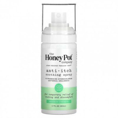 The Honey Pot Company, Anit-Itch Soothing Spray, 2.7 fl oz (80 ml) / Женская гигиена | Аптека | V4.Ru: Маркетплейс