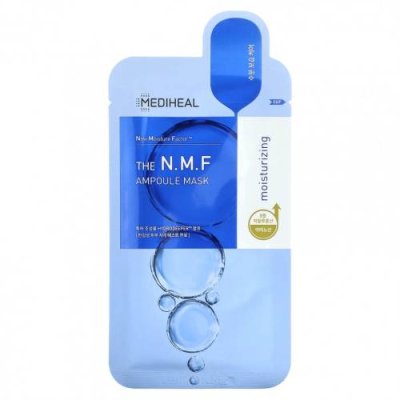 Mediheal, The NMF Ampoule Beauty Mask, 10 шт. По 27 мл (0,91 жидк. Унции) / Тканевые маски | Аптека | V4.Ru: Маркетплейс