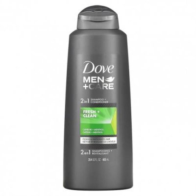 Dove, Men + Care, шампунь и кондиционер 2 в 1, Fresh & Clean, 603 мл (20,4 жидк. Унции) / Мужской шампунь | Аптека | V4.Ru: Маркетплейс