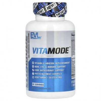 EVLution Nutrition, VitaMode, High Performance Multi Vitamin, 60 Tablets / Мультивитамины | Аптека | V4.Ru: Маркетплейс