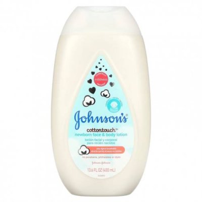 Johnson & Johnson, Cottontouch, лосьон для лица и тела для новорожденных, 400 мл (13,6 жидк. Унции) / Детские лосьоны | Аптека | V4.Ru: Маркетплейс