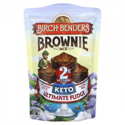 Birch Benders, Brownie Mix, Keto, идеальная помадка, 306 г (10,8 унции) / Брауни микс | Аптека | V4.Ru: Маркетплейс