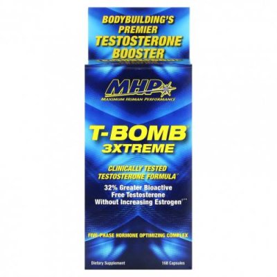 MHP, T-Bomb 3Xtreme`` 168 капсул / Тестостерон | Аптека | V4.Ru: Маркетплейс