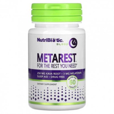 NutriBiotic, Sleep, MetaRest`` 60 капсул / Снотворные | Аптека | V4.Ru: Маркетплейс