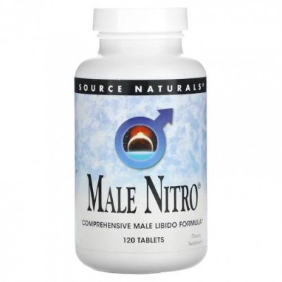 Source Naturals, Nitro для мужчин, 120 таблеток / Добавки для мужчин | Аптека | V4.Ru: Маркетплейс