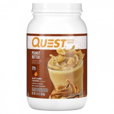 Quest Nutrition, Протеиновый порошок, арахисовая паста, 1,36 кг (3 фунта) / Сывороточные белковые смеси | Аптека | V4.Ru: Маркетплейс