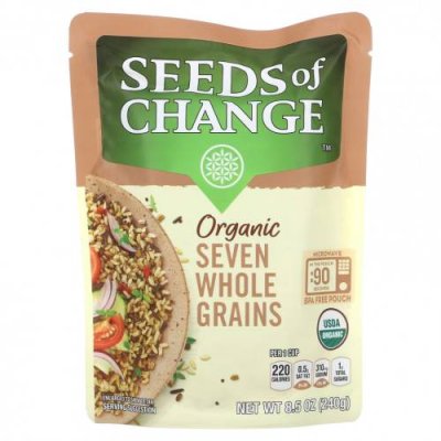 Seeds of Change, Органический продукт, семь цельнозерновых продуктов, 240 г (8,5 унции) / Зерно | Аптека | V4.Ru: Маркетплейс