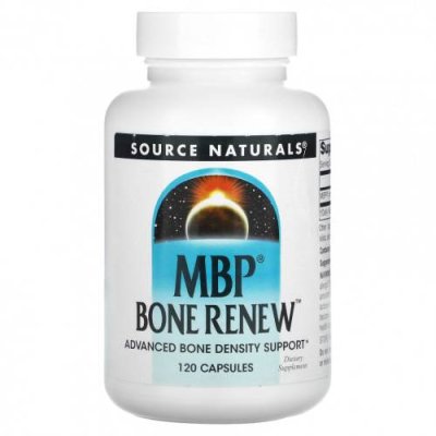 Source Naturals, Обновление костей MBP, 120 капсул / Кости, суставы и хрящи | Аптека | V4.Ru: Маркетплейс