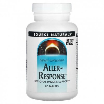 Source Naturals, Aller-Response`` 90 таблеток / Натуральные препараты | Аптека | V4.Ru: Маркетплейс