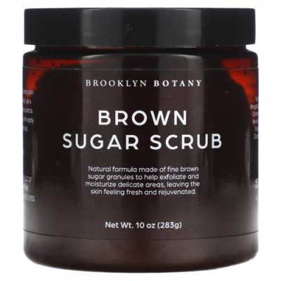 Brooklyn Botany, Brown Sugar Scrub, 10 oz (283 g) / Скрабы и пилинги для тела | Аптека | V4.Ru: Маркетплейс