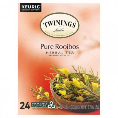 Twinings, Herbal Tea, чистый ройбуш, без кофеина, 24 чашки по 3,3 г (0,12 унции) / Чай Ройбуш | Аптека | V4.Ru: Маркетплейс