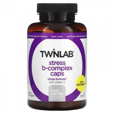 Twinlab, Stress B-Complex, капсулы, 100 капсул / Комплекс витаминов группы B | Аптека | V4.Ru: Маркетплейс