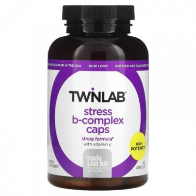 Twinlab, Stress B-Complex, капсулы, 250 капсул / Комплекс витаминов группы B | Аптека | V4.Ru: Маркетплейс