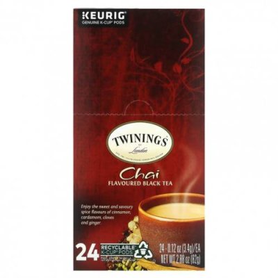 Twinings, Ароматизированный черный чай, чай, 24 чашки, по 3,4 г (0,12 унции) / Чай Масала | Аптека | V4.Ru: Маркетплейс