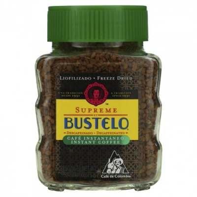 Café Bustelo, Supreme by Bustelo, растворимый кофе, сублимированный, без кофеина, 100 г (3,52 унции) / Растворимый кофе | Аптека | V4.Ru: Маркетплейс