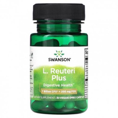 Swanson, Ацидофильные лактобактерии (L. acidophilus), Reuteri Plus, 30 вегетарианских капсул для ЭМБО / Лактобактерии реутери | Аптека | V4.Ru: Маркетплейс