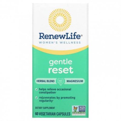 Renew Life, Women's Wellness, Gentle Reset , 60 Vegetarian Capsules / Препараты на основе трав | Аптека | V4.Ru: Маркетплейс