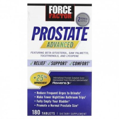 Force Factor, Prostate Advanced, 180 таблеток / Предстательная железа | Аптека | V4.Ru: Маркетплейс