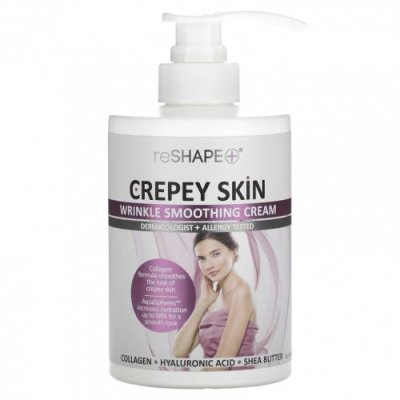 Reshape Plus, Crepey Skin, крем для разглаживания морщин, 444 мл (15 жидк. Унций) / Лосьон | Аптека | V4.Ru: Маркетплейс