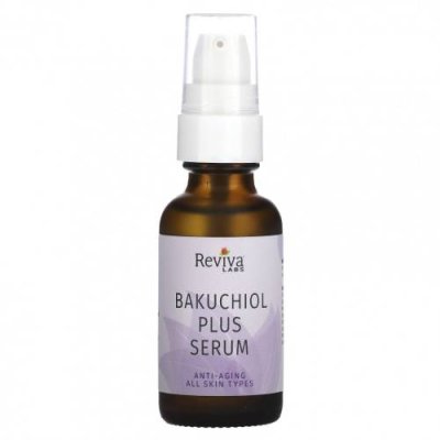 Reviva Labs, Bakuchiol Plus Serum, 1 fl oz (29.5 ml) / Антивозрастное и укрепляющее | Аптека | V4.Ru: Маркетплейс