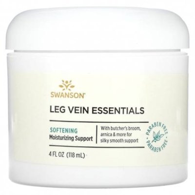 Swanson, Leg Vein Essentials, 118 мл (4 жидк. Унции) / Средства для местного применения и мази | Аптека | V4.Ru: Маркетплейс