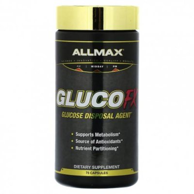 ALLMAX, Gluco FX`` 75 капсул / Препараты на основе трав | Аптека | V4.Ru: Маркетплейс