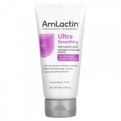 AmLactin, Ultra Smoothing, разглаживающий крем, для огрубевшей и сухой кожи, 140 г (4,9 унции) / Сухая, раздраженная кожа | Аптека | V4.Ru: Маркетплейс