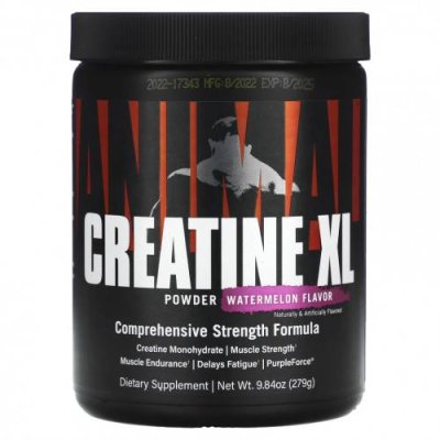 Animal, Creatine XL в порошке, арбуз, 278 г (9,84 унции) / Моногидрат креатина | Аптека | V4.Ru: Маркетплейс