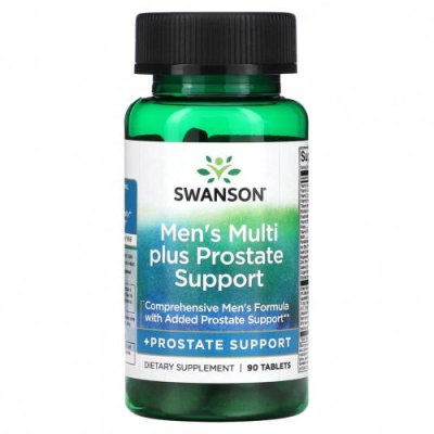 Swanson, Men's Multi Plus Prostate Support, 90 таблеток / Мужские мультивитамины | Аптека | V4.Ru: Маркетплейс