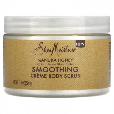 SheaMoisture, Manuka Honey, разглаживающий крем-скраб для тела, 320 г (11,3 унции) / Скрабы и пилинги для тела | Аптека | V4.Ru: Маркетплейс