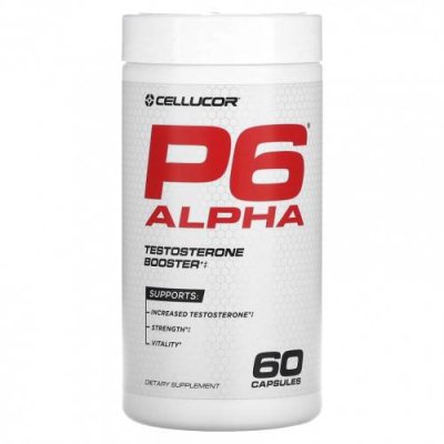 Cellucor, P6 Alpha, усилитель тестостерона, 60 капсул / Тестостерон | Аптека | V4.Ru: Маркетплейс