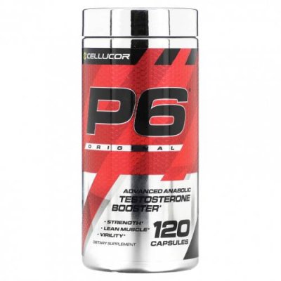 Cellucor, P6 Original, улучшенный усилитель анаболического тестостерона, 120 капсул / Тестостерон | Аптека | V4.Ru: Маркетплейс