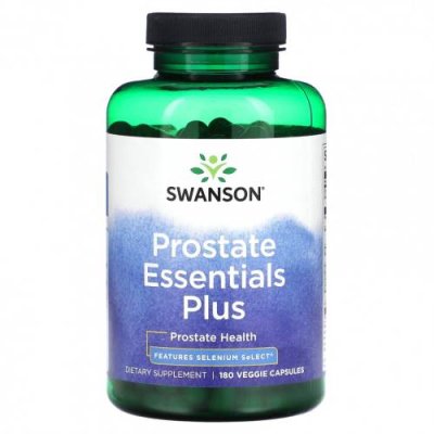 Swanson, Prostate Essential Plus, 180 растительных капсул / Предстательная железа | Аптека | V4.Ru: Маркетплейс