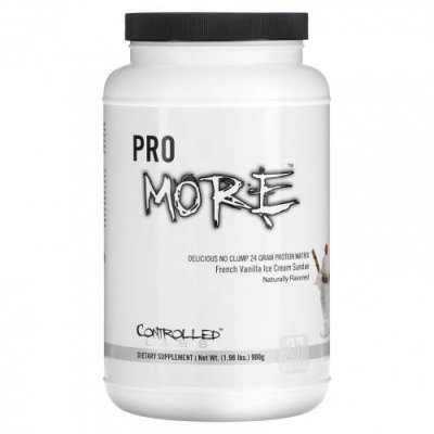 Controlled Labs, Pro More, Protein Matrix, мороженое с французским ванильным мороженым, 900 г (1,98 фунта) / Сывороточные белковые смеси | Аптека | V4.Ru: Маркетплейс