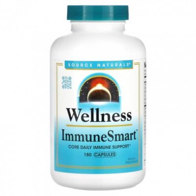 Source Naturals, Wellness, ImmuneSmart`` 180 капсул / Препараты на основе трав | Аптека | V4.Ru: Маркетплейс