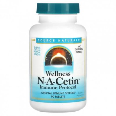 Source Naturals, Wellness NA-Cetin`` 90 таблеток / N-ацетилцистеин | Аптека | V4.Ru: Маркетплейс