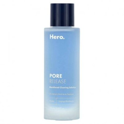 Hero Cosmetics, Pore Release, раствор для очищения от угрей, 100 мл (3,38 жидк. Унции) / Очищающие средства для лица | Аптека | V4.Ru: Маркетплейс