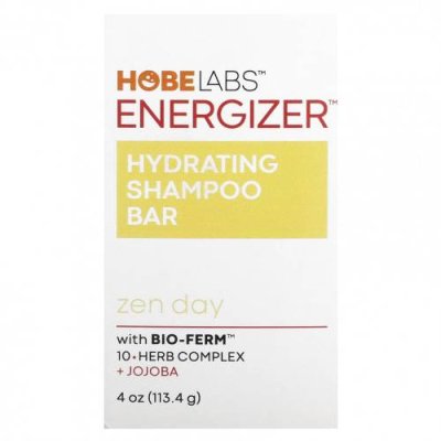 Hobe Labs, Energizer, увлажняющий батончик с шампунем, Zen Day, 113,4 г (4 унции) / Шампунь | Аптека | V4.Ru: Маркетплейс