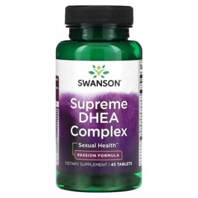 Swanson, Supreme DHEA Complex, 45 таблеток / DHEA | Аптека | V4.Ru: Маркетплейс