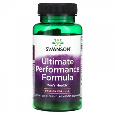 Swanson, Ultimate Performance Formula, для мужского здоровья, 60 растительных капсул / Здоровье мужчины | Аптека | V4.Ru: Маркетплейс