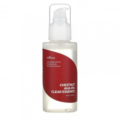 Isntree, Chestnut AHA 8% Clear Essence, 100 мл (3,38 жидк. Унции) / Эксфолиаторы и скрабы | Аптека | V4.Ru: Маркетплейс