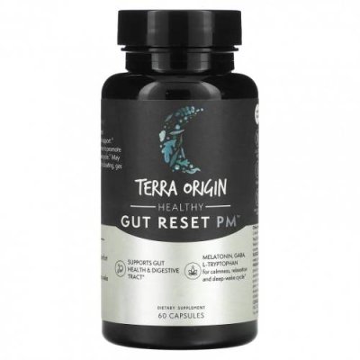 Terra Origin, Healthy Gut Reset PM, 60 капсул / Система пищеварения | Аптека | V4.Ru: Маркетплейс