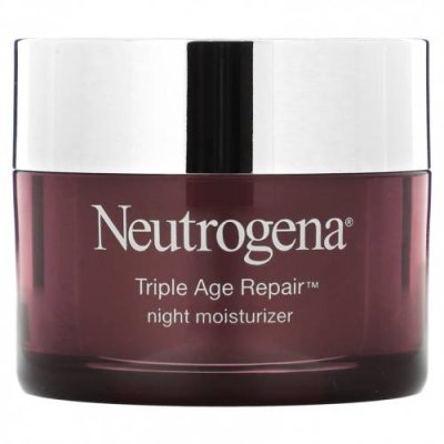 Neutrogena, Triple Age Repair, ночное увлажняющее средство, 48 г (1,7 унции) / Ночные увлажняющие средства и кремы | Аптека | V4.Ru: Маркетплейс